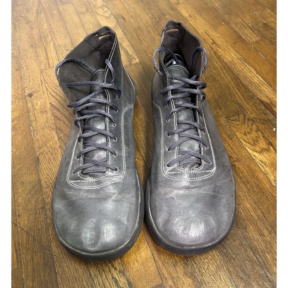 SOM Graciano mid-height casual barefoot sneakers Men's Size 14 Grey Comfort